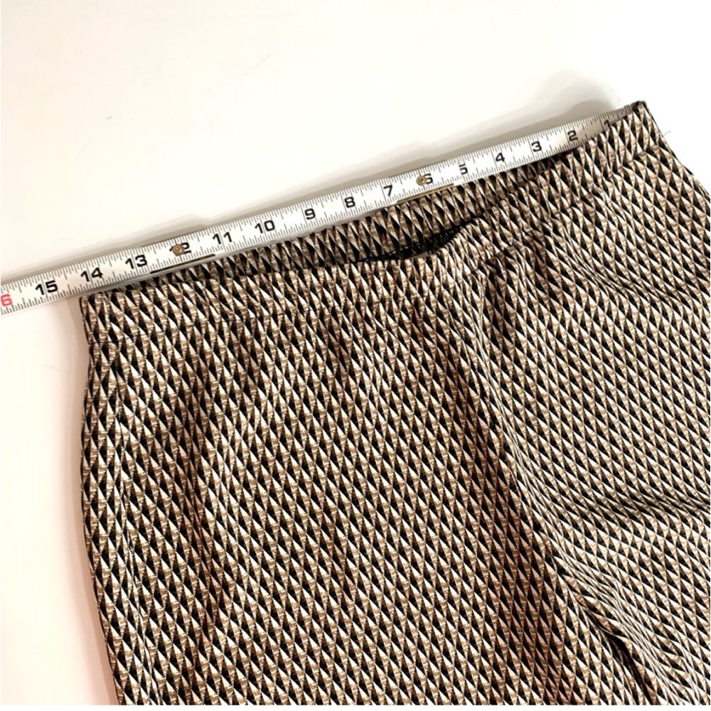 Chico’s Geometric Print Wide Leg Pull On Pants Culottes Size Small - Picture 7 of 16